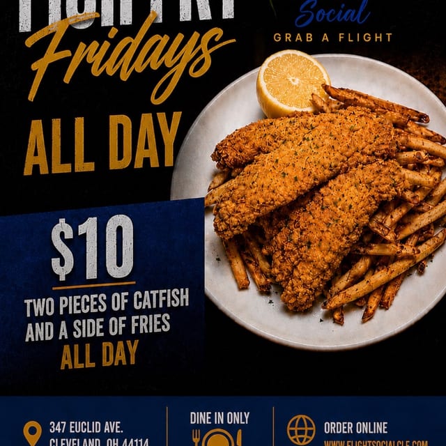 Fish Fry Fridays at Flight Social