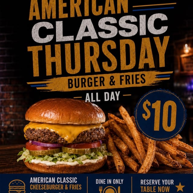 Cheeseburger Thursday at Flight Social