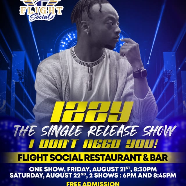 Izzy — “I Don’t Need You” Single Release Show