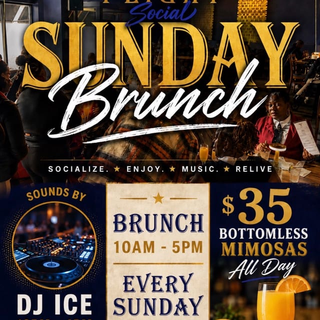 Sunday Brunch at Flight Social